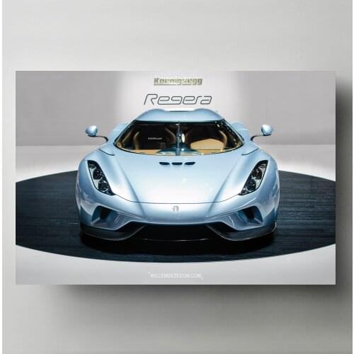 Supercar Posters Koenigsegg Regera sportscar Wallpaper Picture Print in Canvas Paintings Wall Art for Home Room Decor