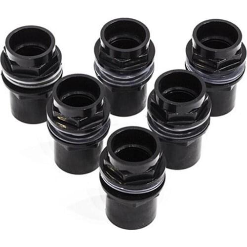 20/25/32/40/50mm Black Aquarium Straight Fish Tank Water Pipe Joint Connector PVC Tool Easy Installation Fish Box Accessories