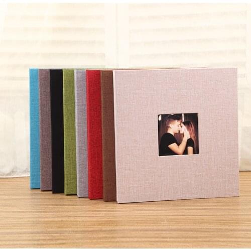 Self-Adhesive Film DIY Photo Album Wedding Album Retro Family Large Capacity Photo Album Handmade Scrapbooking Creative Gifts