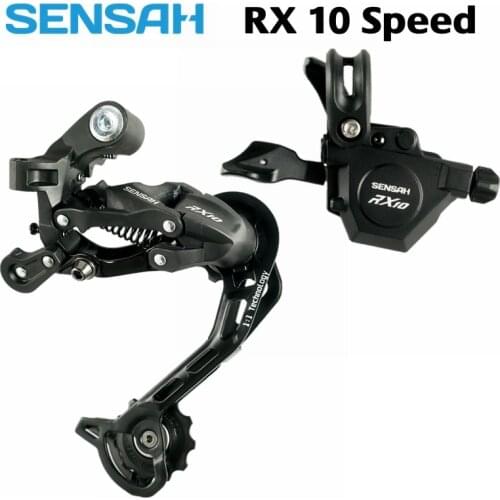SENSAH RX10 1x10 Trigger Shifter + Rear derailleurs 10s for MTB Compatible with DEORE