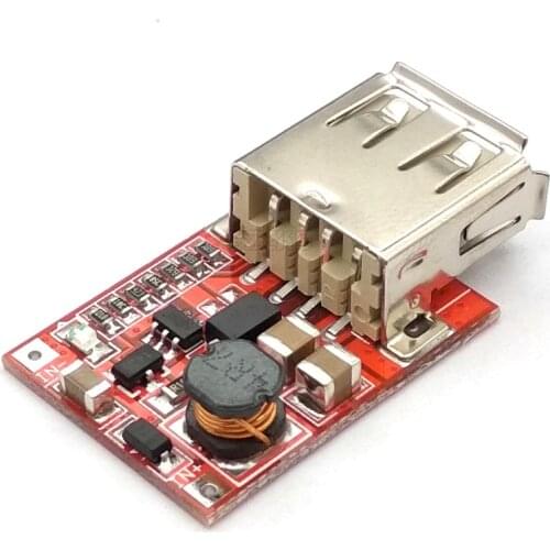 DC-DC Converter Output Step Up Boost Power Supply Module 3V To 5V 1A USB Charger For Phone MP3 MP4 96% Efficiency