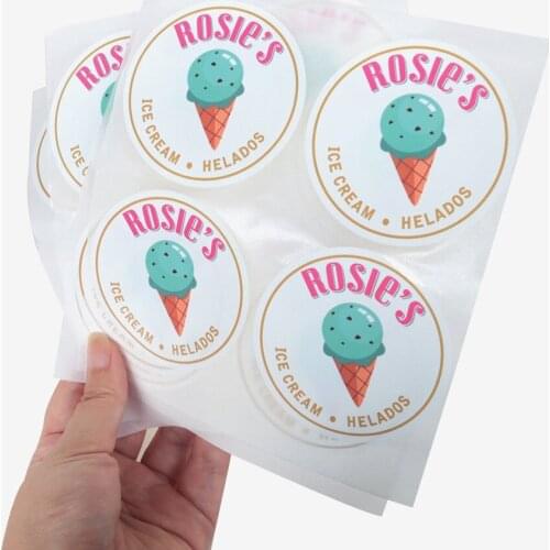 Custom adhesive printing vinyl logo sticker sheets waterproof and weatherproof sheet sticker