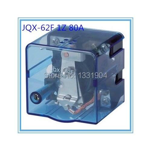 1pc JQX-62F1Z 80A AC 220V Coil Electromagnetic Power Relay, large power relay. Silver Alloy Contact