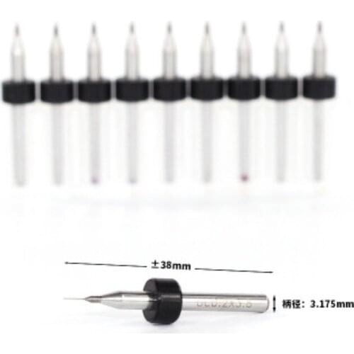 10pcs/Set 0.275mm High Quality Hard Alloy PCB Print Circuit Board Carbide Micro Drill Bits Tool 0.275mm for SMT CNC