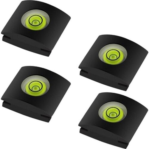 4Pcs/Set Camera Bubble Spirit Level Hot Shoe Protector Cover DR Cameras Accessories for Sony A6000 for Canon Nikon Eals XR64