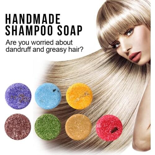 7 types PURC Organic shampoo soap Vegan handmade cold processed refreshing anti-dandruff hair shampoo