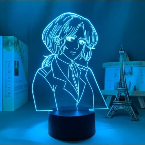 Anime 3d Attack Titan Parker Lamp Bedroom Decoration Birthday Gift Multicolor Touch Sensor Lamp Room Decoration Lights