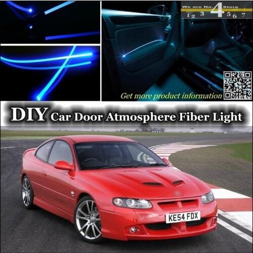 For Holden Monaro / HSV interior Ambient Light Tuning Atmosphere Fiber Optic Band Lights Inside Door Panel illumination Tuning