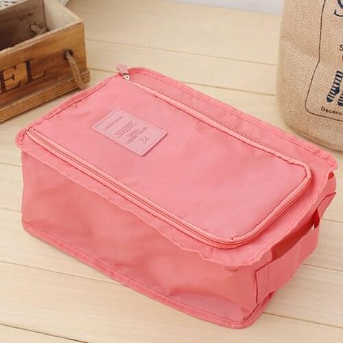 Household Travel Outdoor Shoes Pouch Organizer Nylon Zip Bag Box Waterproof