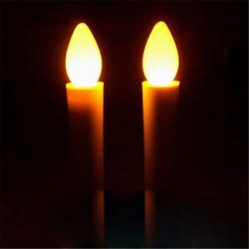 Electronic LED Tea Light Candles Realistic Battery-Powered Flameless Candles For Home Bedroom Party Wedding Festival Decoration