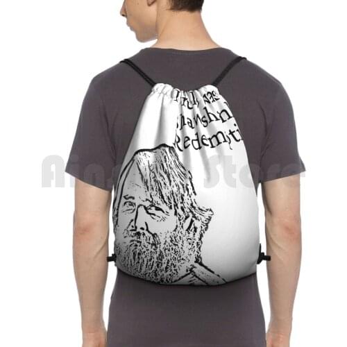 It Truly Was A Shawshank Redemption-Last Man On Earth Backpack Drawstring Bag Riding Climbing Gym Bag Shawshank Redemption