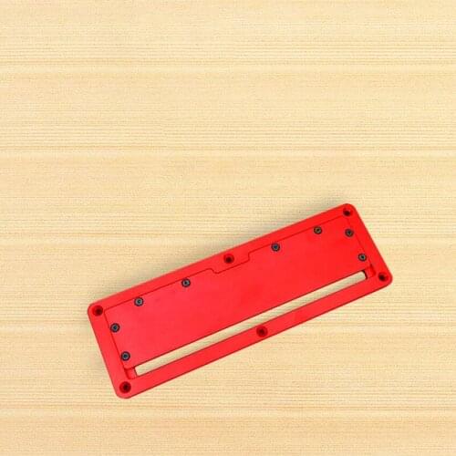 Aluminum Alloy Electric Circular Saw Flip Cover Plate Flip-Floor Table Special Embedded Cover Plate Adjustable Insert Plate