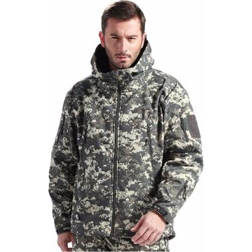 Softshell Jackets men women kids Outdoor Sport V5.0 Waterproof Military Hiking Camouflage Tactical Army Camping Thermal Coat