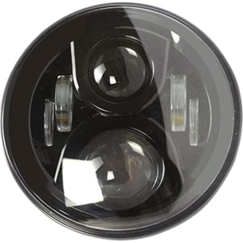 J224 7" Round Led Headlight Accessories High Low Beam for jeep JK Wrangler JK2007-2017 LANTSUN