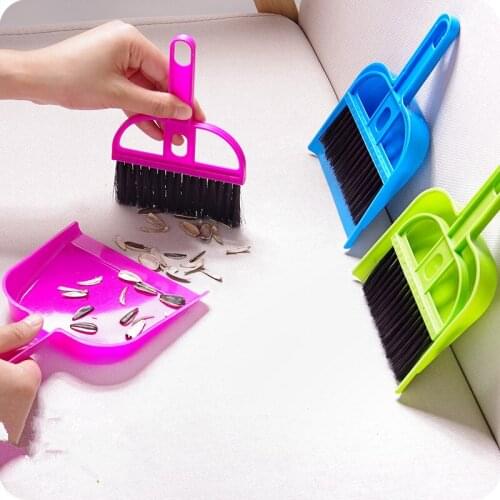 Creative Desktop Cleaning Kit Mini Broom Dustpan Computer Keyboard Brush Cleaning Brush