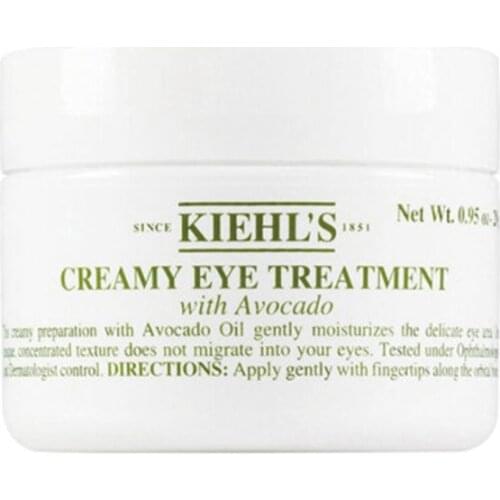 Eye Cream Serum Creamy Eye Treatment with Avocado Anti-Wrinkle Anti-Age Remover Dark Circles Eye Care Against Puffiness And Bags