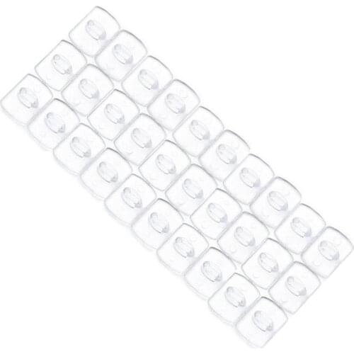 6pcs wall hook transparent removable hook strong and seamless Christmas wire clip hook adhesive rack bathroom kitchen bedroom to