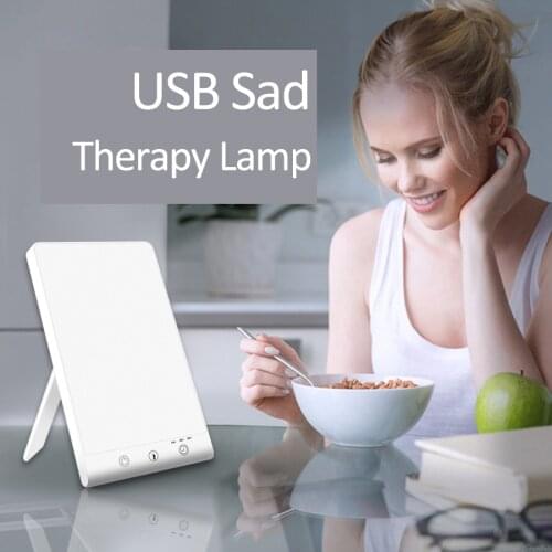 5V Sad Light Therapy Lamp 12000 lux Seasonal Affective Disorder Cure Phototherapy Bionic Sun Light Depression Anti-fatigue Lamp