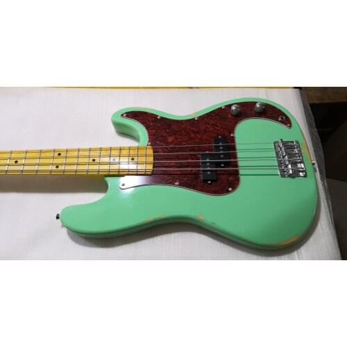 Lighter blue four strings classical perfect relic electric Guitar