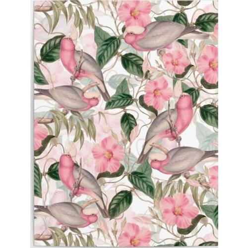 Pink Flowers Green Leaf Nordic Fashion Wall Canvas Print Posters Painting Picture Home Decor Living Room Modern Artwork Modular