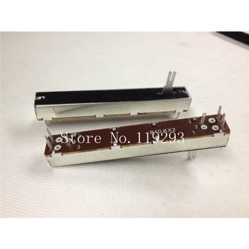 [SA]8.8 cm Slide Potentiometers double B10KX2 15 small split shaft .--10PCS/LOT