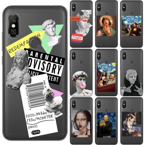 Luxury Clear Stamp Label Barcode Art Silicone Case Cover For Xiaomi Mi 5X 6X 9 SE 8 Pro A1 A2 A3 Redmi Note 8 7 6 10 Pro 4 4X 5