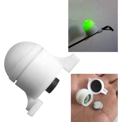 LED Strike Alert Fishing Alarm Rod Tip Carp Night Fishing Light Auto Recognition Bite Alarm Fishing Accessories with Battery