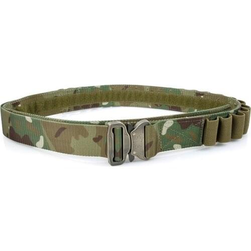 Tactical Shotgun Shell Shotshell Carrier Riggers Belt Multicam® SKU2251(050398)
