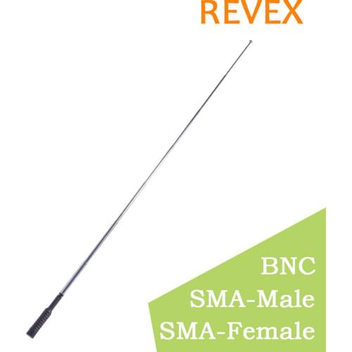 REVEX Telescopic BNC Radio Antenna for ICOM V8 V80 IC-V82 IC-U82 W32 IC-F3 F11 F14 F15 F16 Kenwood TK300 TK360 TK370 TK370G