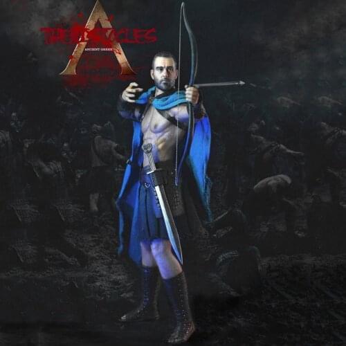 In Stock 1/12 Collectible BY-ART BY-G02 300 Warriors Ancient Greek General Themistocles with 2 Heads Model for Fans Gifts