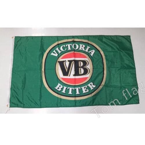 VB Bitter Victoria Flag, The Flag of the Free Encyclopedia, 100% 90 * 150 CM Polyester Flag