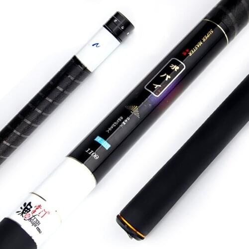 High Carbon Pole 8m 9m 10m 11m 12m 13m Power Hand Rod Strong Super Hard Fishing Pole Telescopic Rods Pesca Fishing Tackles