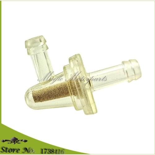 1/4" Fuel Filter 90 Degree For 8423-01-9909 Honda Yamaha Suzuki Kawasaki Small Snowmobile Motorcycle Dirt Bike ATV UTV Quad