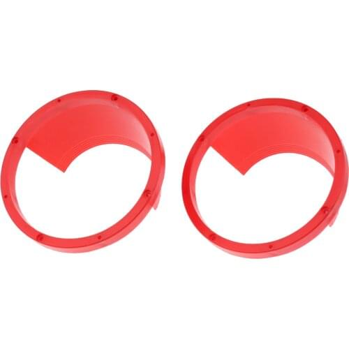 1 Pair Waterproof Car Audio 6.5'' Dia Speaker Spacers Extender Rings Red
