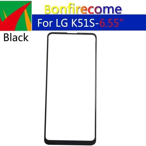 10Pcs\Lot For LG K51S Touch Screen Panel LCD Front Outer Glass Lens Replacement