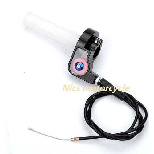 125-250CC Twist Throttle Clamp Plastic Aluminum With Throttle Cable For Motorcycle Pit Dirt Bike Motocross ATV Offroad Quad