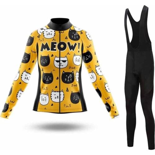 SPTGRVO 2021 Funny Cycling Jersey Sets Summer Breathable Rider Womens Long Sleeve Sweatshirt Suit Outdoor Bike MTB Skinsuit