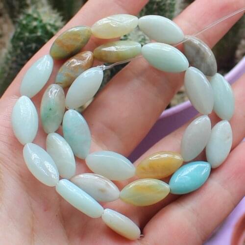 8x16mm Natural Amazonite Oval Loose Beads 15",we provide mixed wholesale for all items
