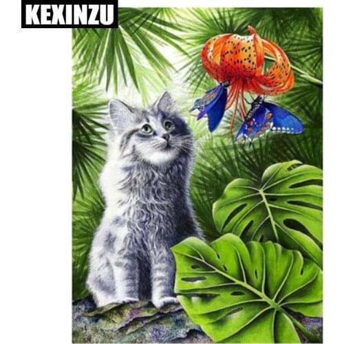 New Diamond Embroidery Round/square Wolf flowing Cat Full rhinestone 5D Diamond painting cross stitch,needlework