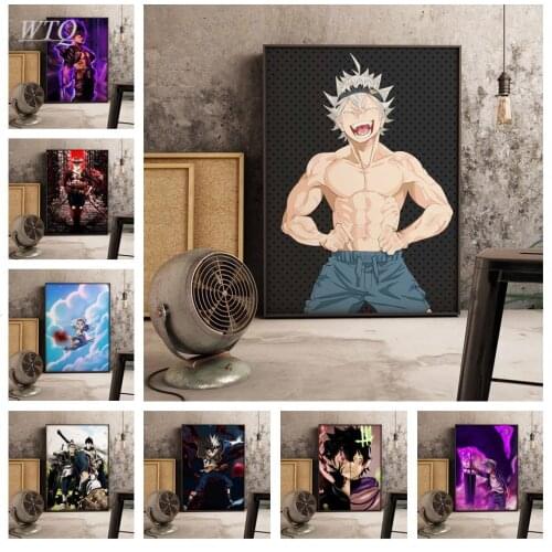 Anime Decoration Black Clover Anime Posters High Quality Canvas Painting Anime Wall Decor Wall Art Picture Room Decor Home Decor
