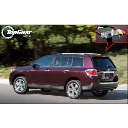 Car Camera For TOYOTA Highlander / Kluger XU40 MK2 High Quality Rear View Back Up Camera For TopGear Friends Use| CCD + RCA