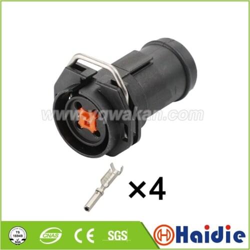 Free shipping 2sets 4pin auto electric housing plug wire electric harness cable connector