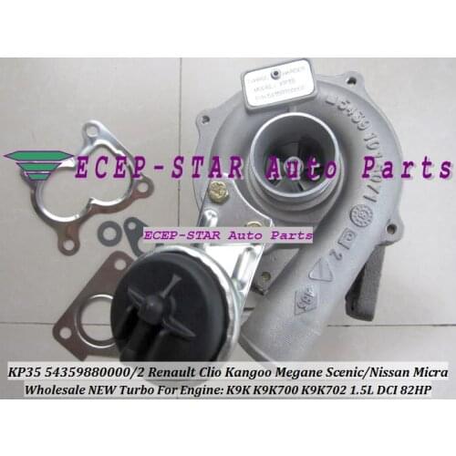 Free Ship KP35 54359880000 54359880002 54359710000 Turbo For NISSAN Micra For Renault Clio Kangoo Megane Scenic K9K K9K702 1.5L