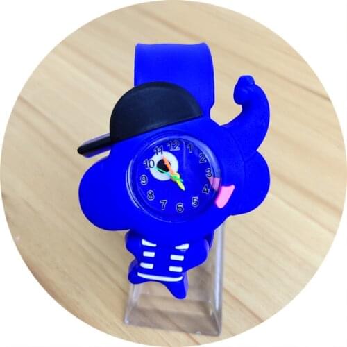 Cartoon Reloj Elephant Boys Girls Children Watch Kids Sports Quartz Flap Wristwatch Christmas Gift Clock Hour Relogio Montre