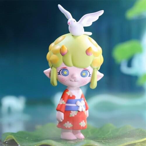 POP MART Blind Box Fairy Zoe Cute Toy Action Kawaii Figure Gift Kid Toy Kawaii Accessoriess Home Decore Cute Anime Figure Gift
