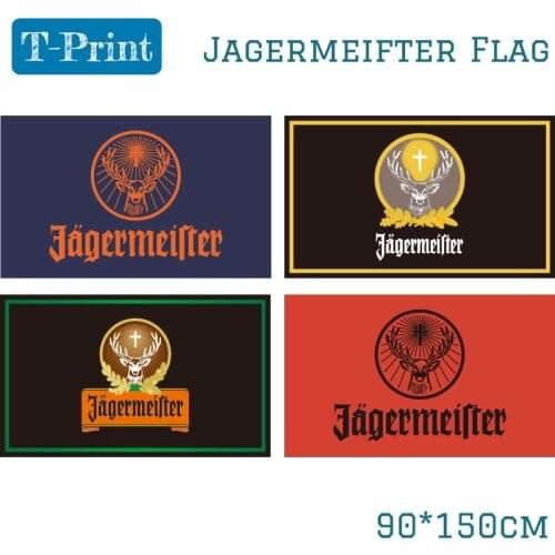 Polyester 90x150cm 3x5ft Jagermeifter Flag For Bar Home Party