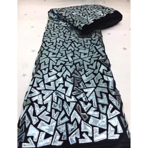 French Nigerian net lace African tulle mesh lace fabric SYJ-828813 high quality for party wedding dress 5 yards