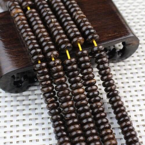 Natural Coconut Shell Flat Round Beads Spacers Charms Spacer Beads lot Original color for DIY Bracelet Jewelry Making 6/8/10mm