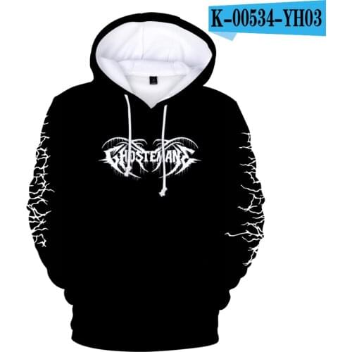 New Frdun Tommy Ghostemane World Tour Rock Music Logo 3D Hooded sweatshirt Men/Women Fashion Hip hop Hoodies Boys/girls Coats