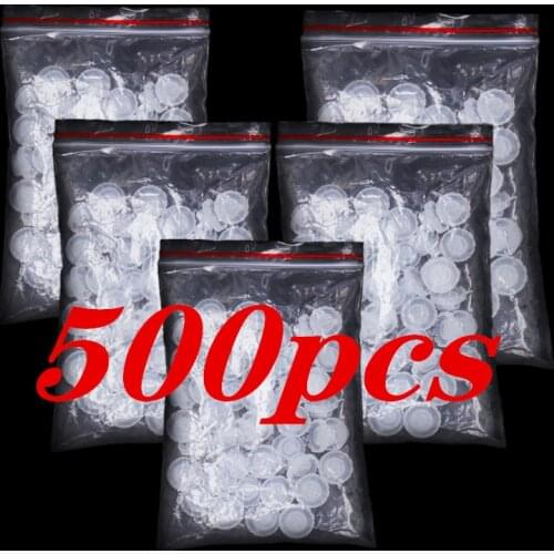 500pcs Wholesale Eyelash Extension Tool Plastic Eyelash Glue Holder Eyelashes Adhesive Stand Blossom Cup Eyelash Makeup Supplies